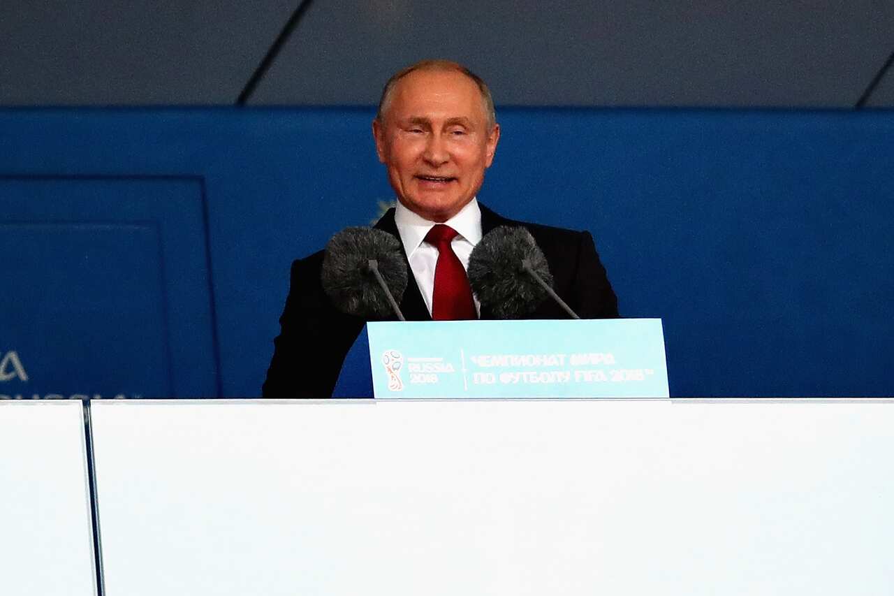 Vladimir Putin Russia 2018 FIFA World Cup Spain