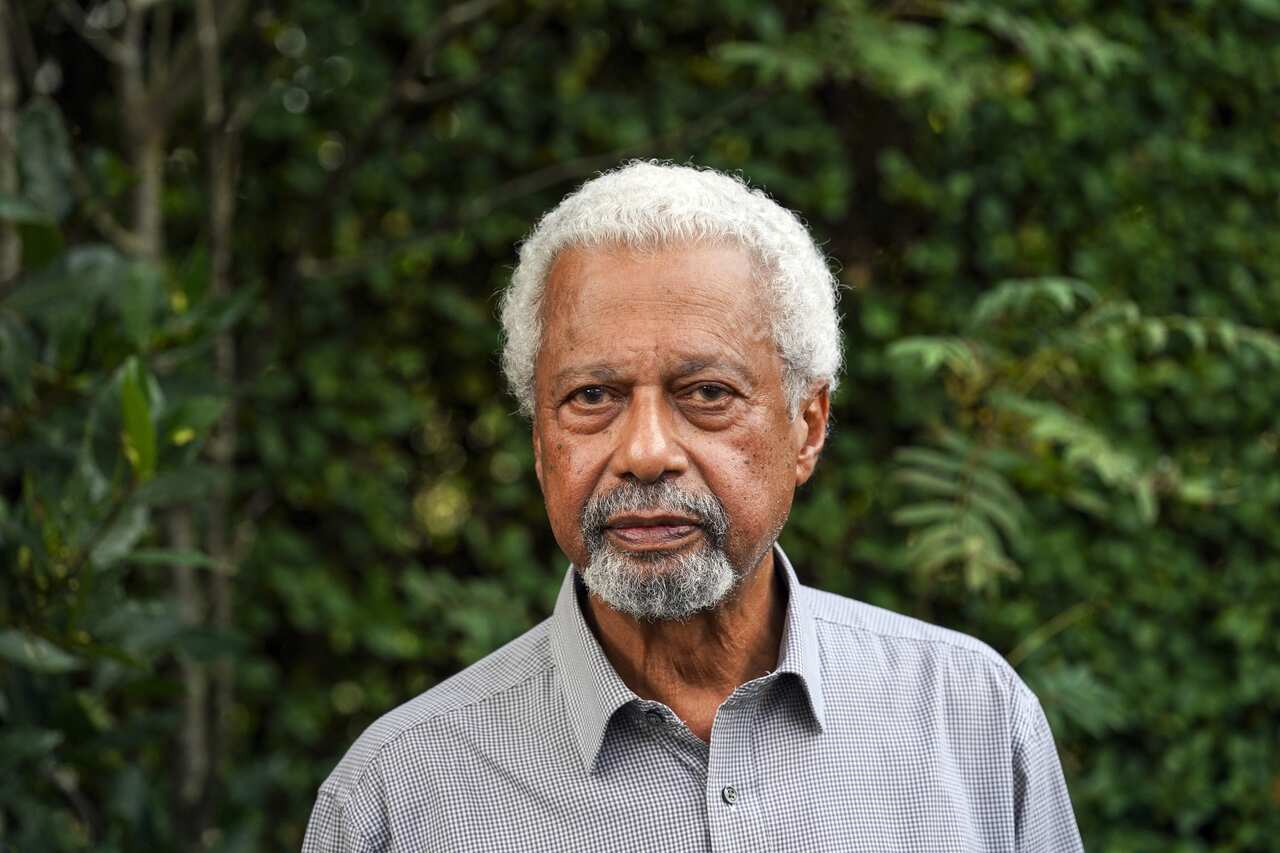 Tanzanian writer Abdulrazak Gurnah in Canterbury, Kent, after he was awarded the Nobel Prize for literature.