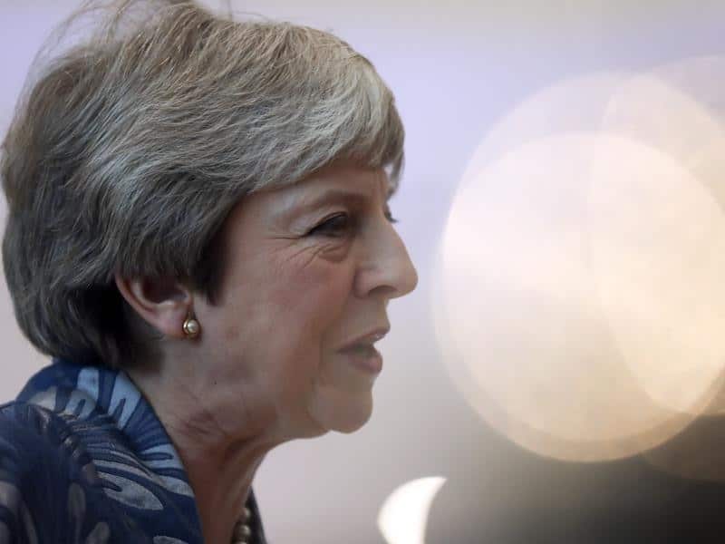British PM Theresa May.