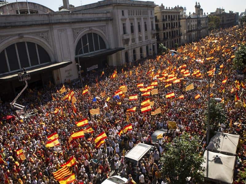 Rally for Spanish unity in Barcelona