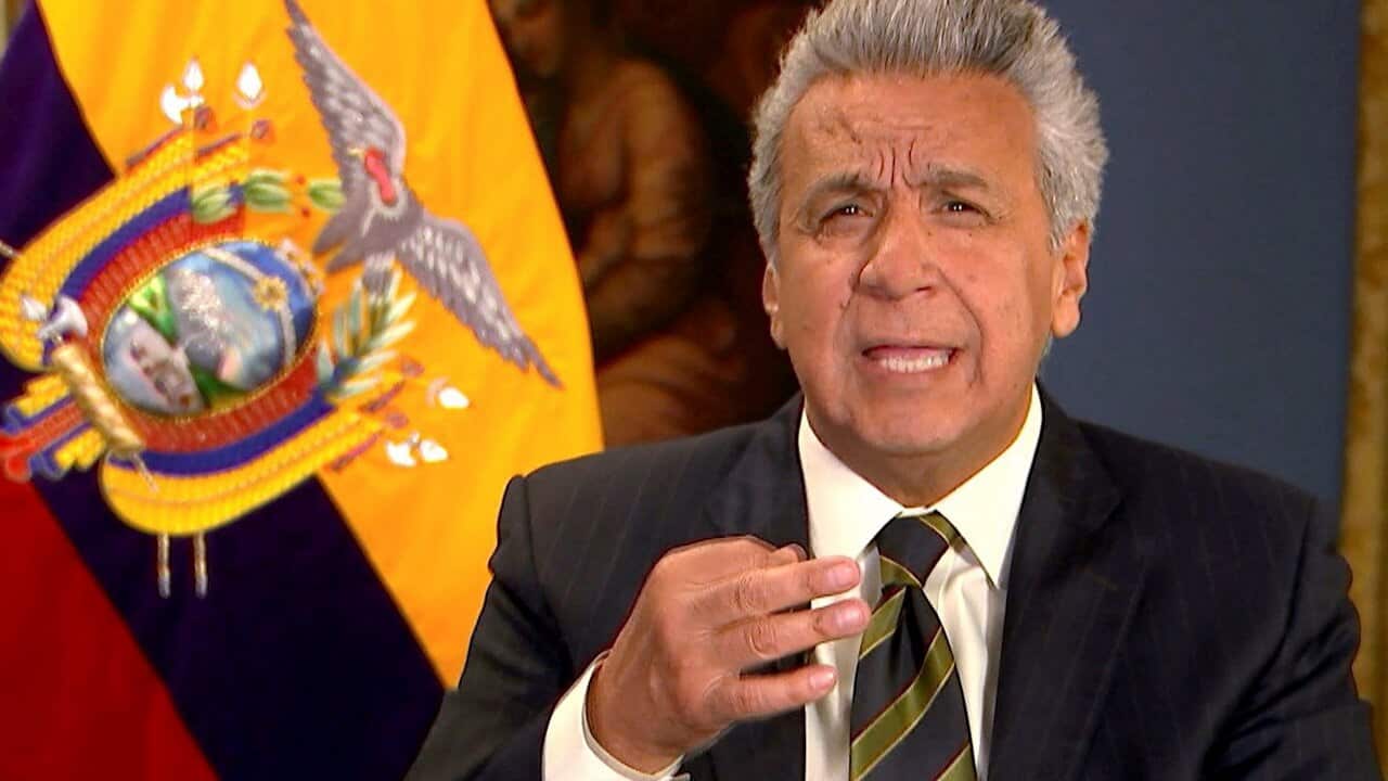 Ecuadoran President Lenin Moreno Garces.
