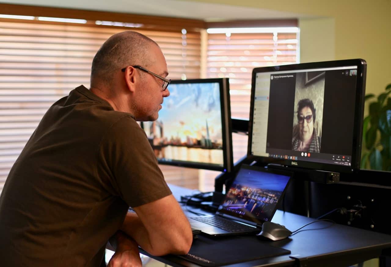 Art Ledovsky's parents, both in their 70s, have been protesting in Minsk. 