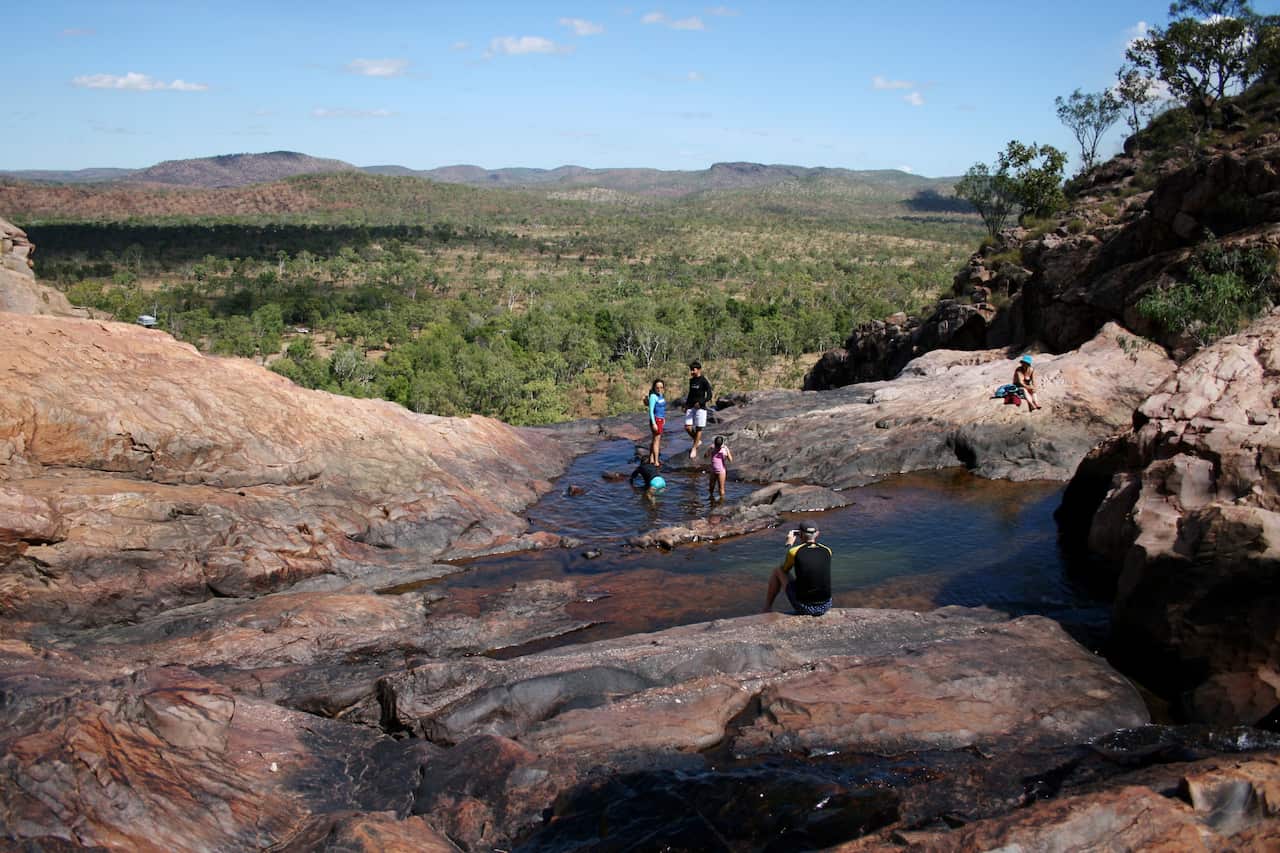 Gunlom Falls in Kakadu National Park (AAP Image)