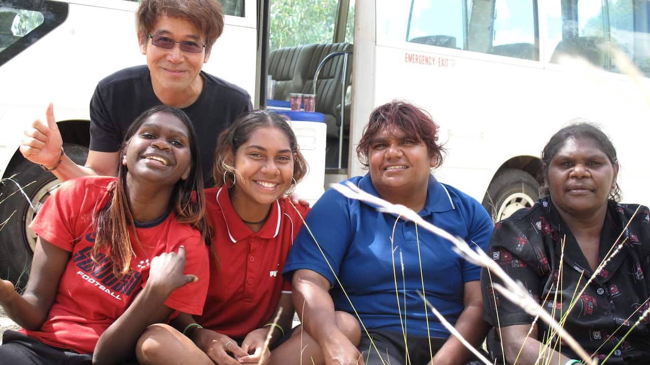 Fr. Michael Nguyen SVD and Indigenous people in Alice Springs