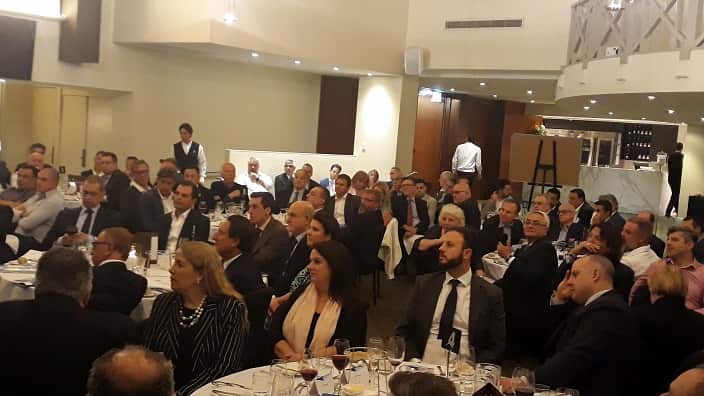 Guests at the Greek Community of Melbourne event for Senator Arthur Sinodinos. 