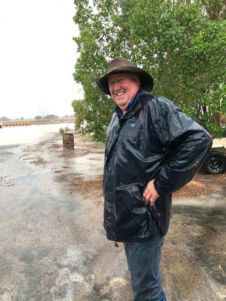 On his father Andrew's rain dance, Oliver Gordon says he hasn't "seen a smile like this for a long time."