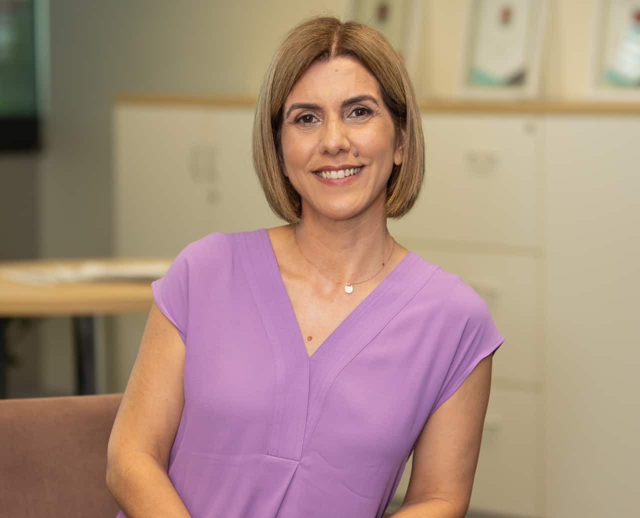 Angela Tomazos is optimistic she will see gender pay parity in her lifetime.