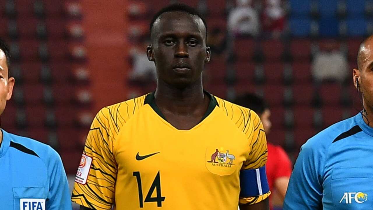 Thomas Deng nahodha wa timu ya mpira wa miguu ya Olimpiki ya Australia