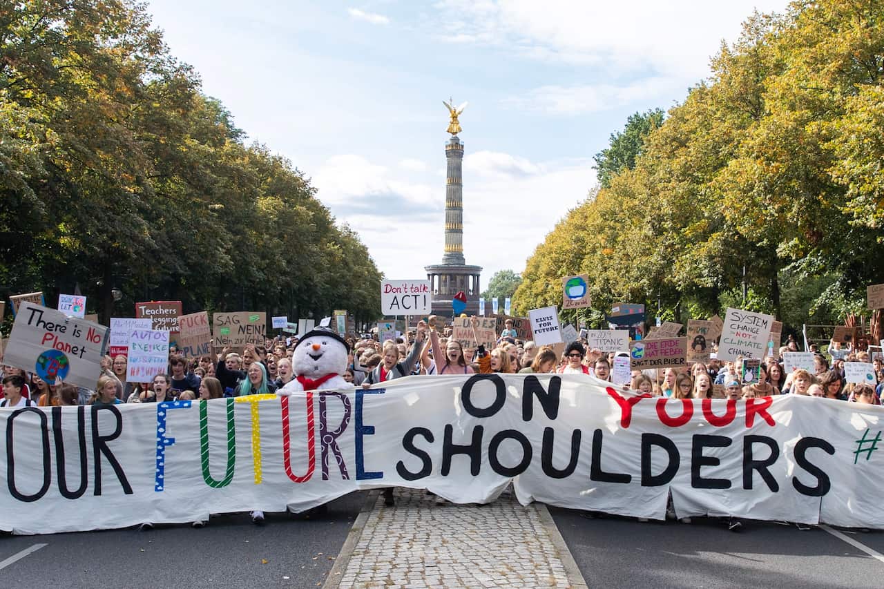 Berlin climate protest