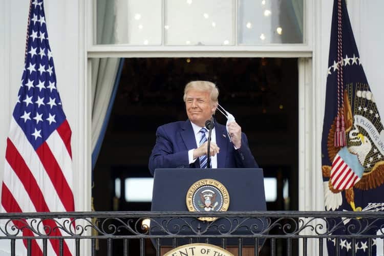 Trump Makes First Public Appearance Since Leaving Walter Reed