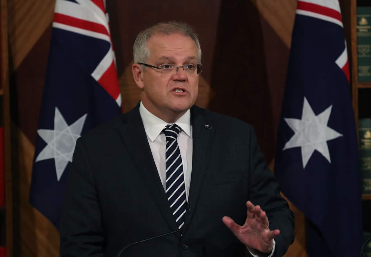Prime Minister Scott Morrison says climate change is contribution to bushfire conditions.