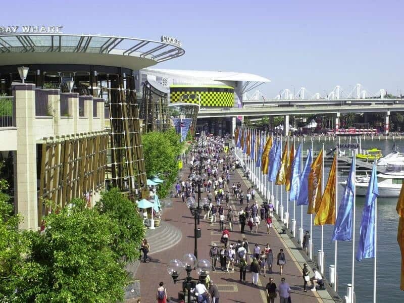 view of Darling Harbour's Cockle Bay