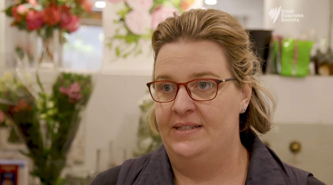 Florist Louise Rosser says her business Flowers at Kirribilli operates on low margins.