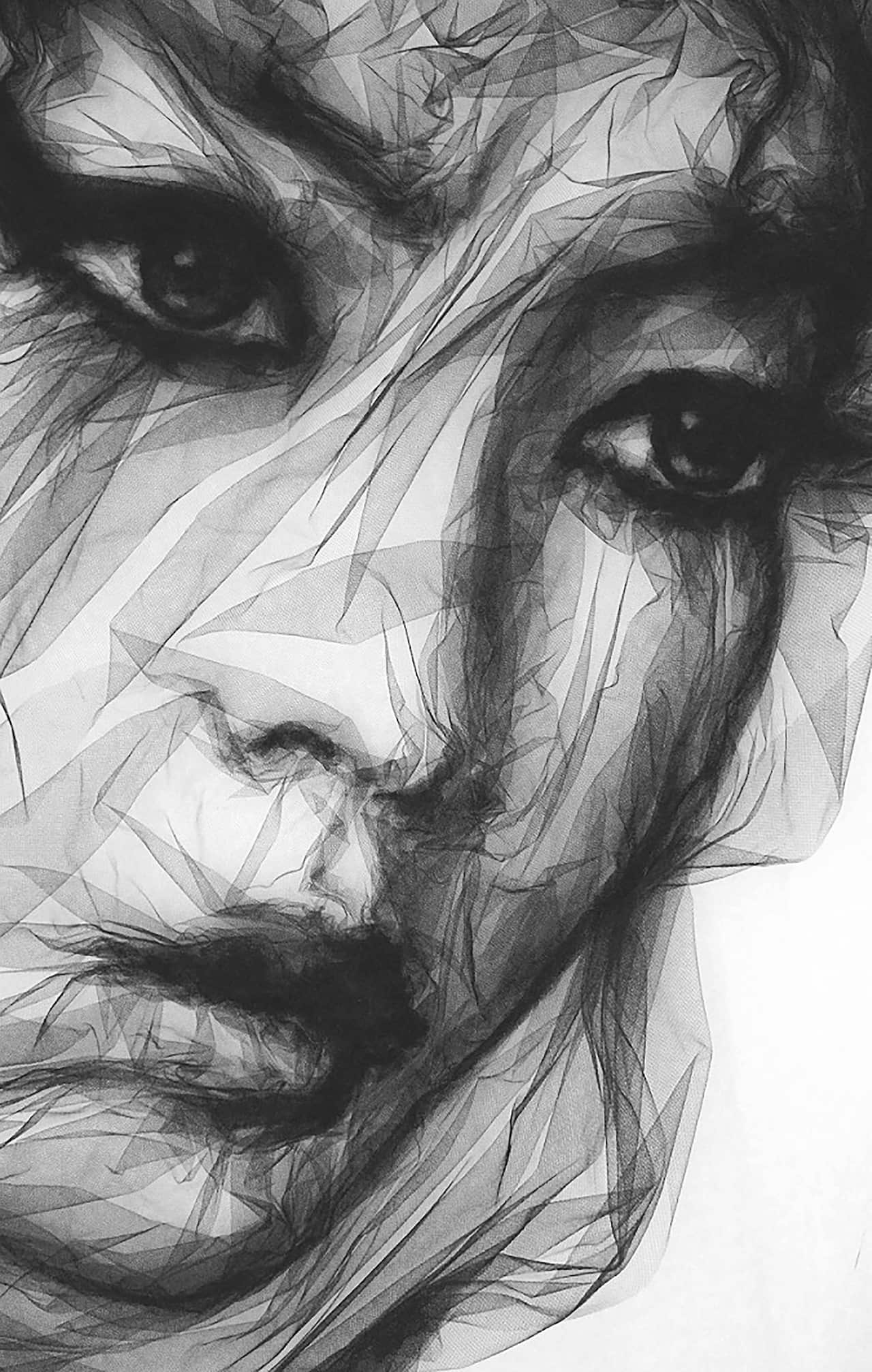 Benjamin Shine Kunst aus Tüll