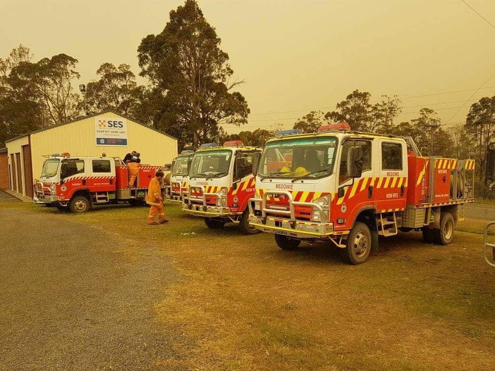 State Emergency Service volunteers also joined the effort.