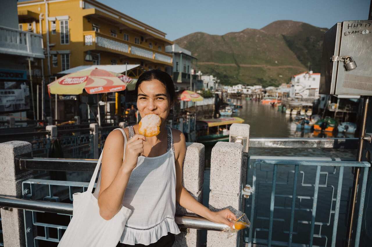 Erin Jory in Hong Kong.