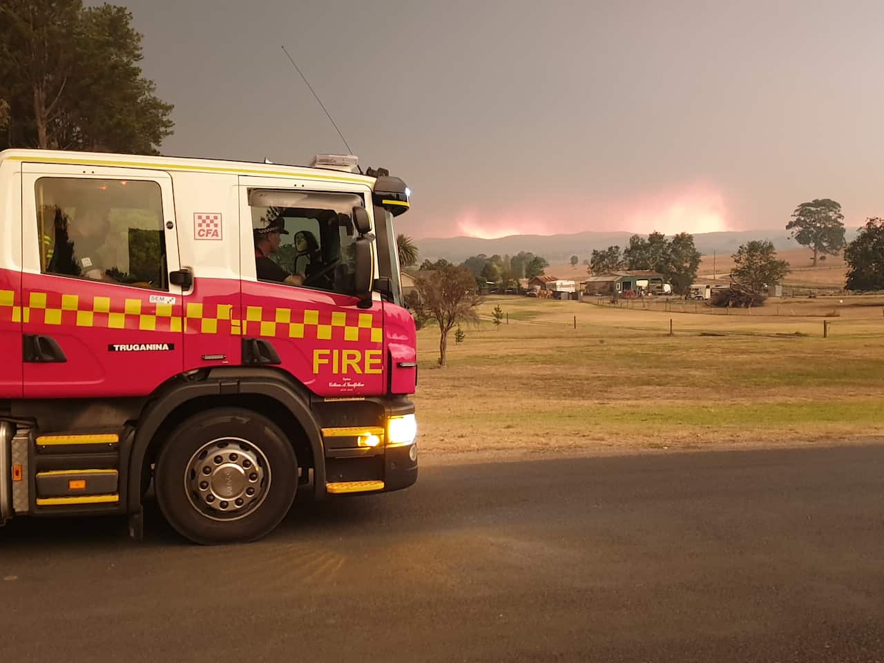 ไฟป่าในเมืองออร์บอสต์ (Orbost)