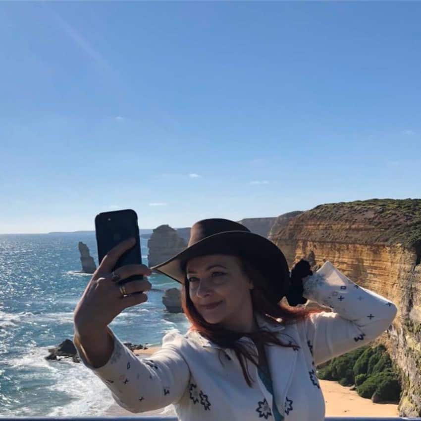 Karolina Ristova - Aasterud at the Twelve apostles, Victoria