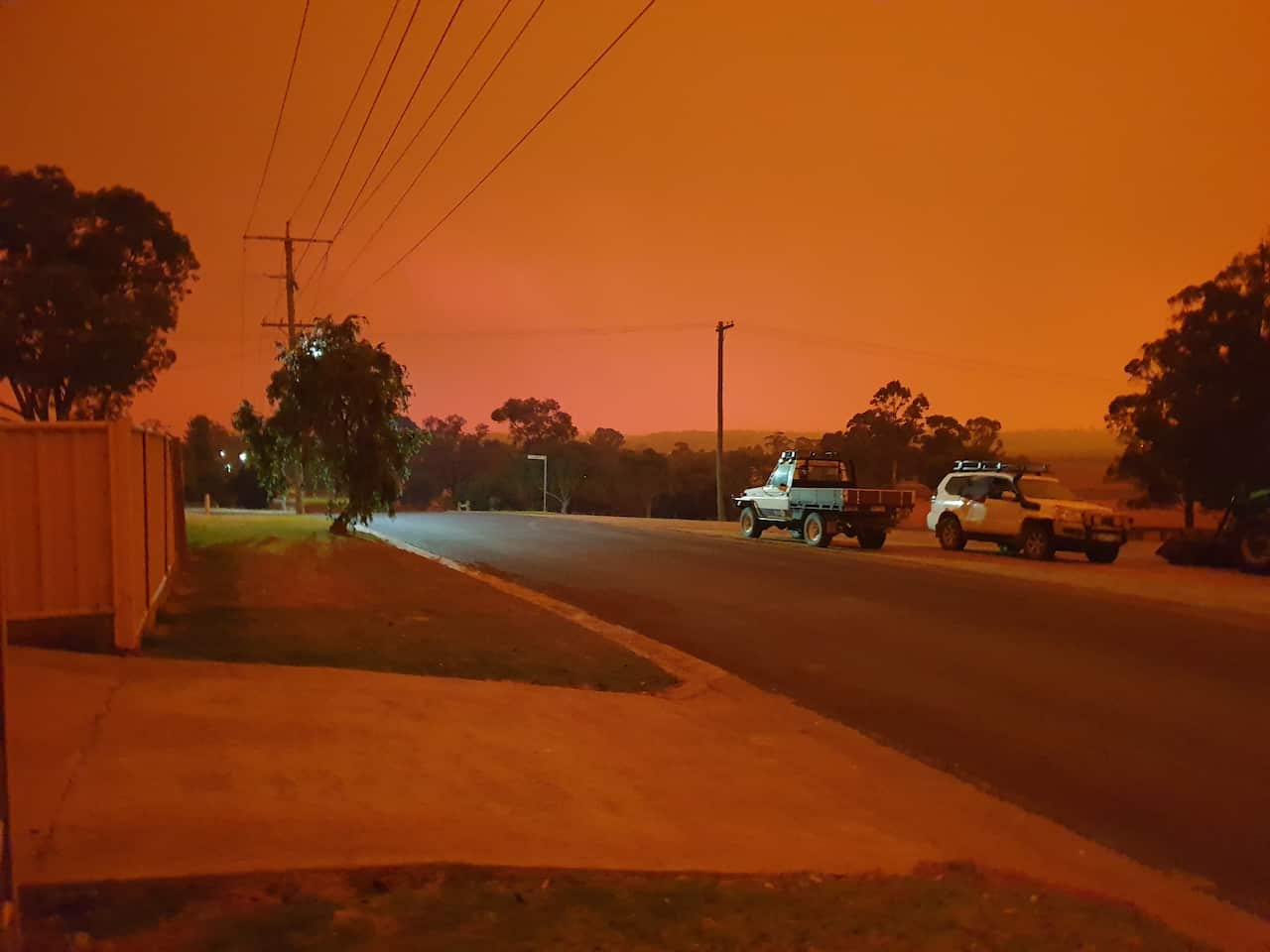 ไฟป่าในเมืองออร์บอสต์ (Orbost)