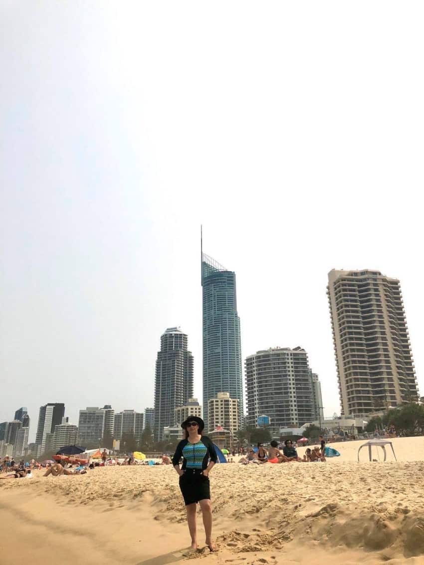 Karolina Ristova - Aasterud at Surfers Paradise in Queensland