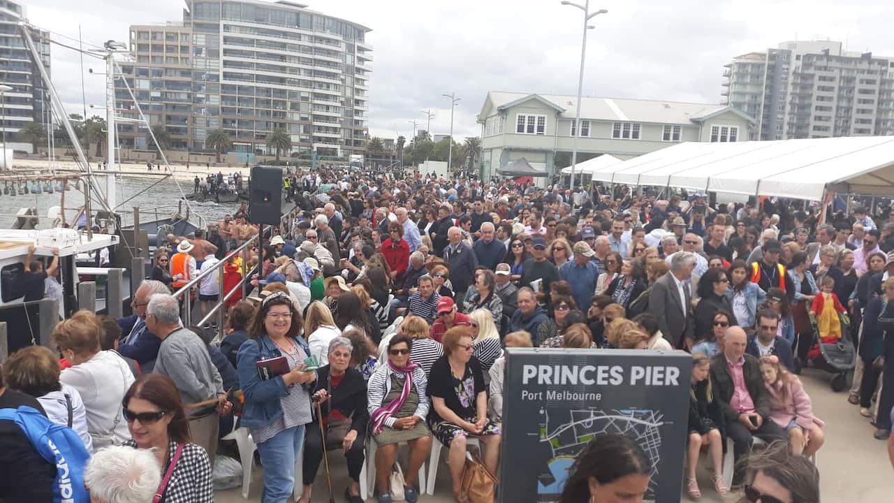 Melbourne's Princes Pier. 