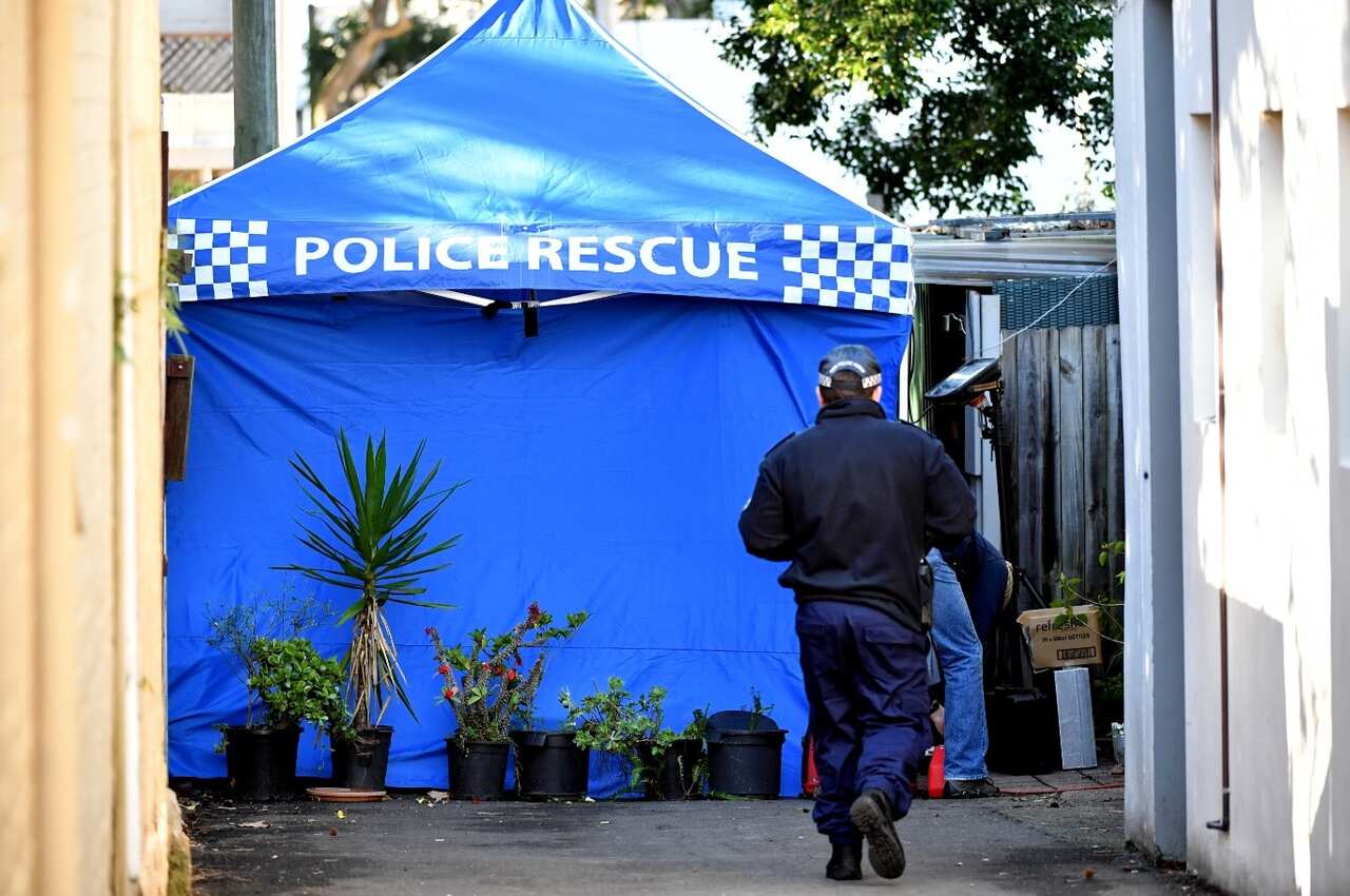 Police searched a home in Surry Hills, Sydney, Friday, August 4, 2017 in relation to the investigation