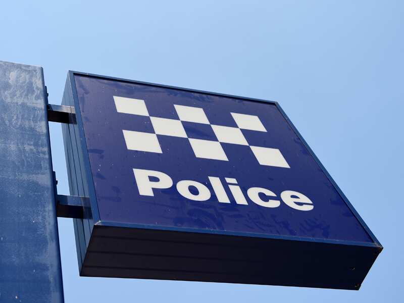 A NSW Police sign in Sydney