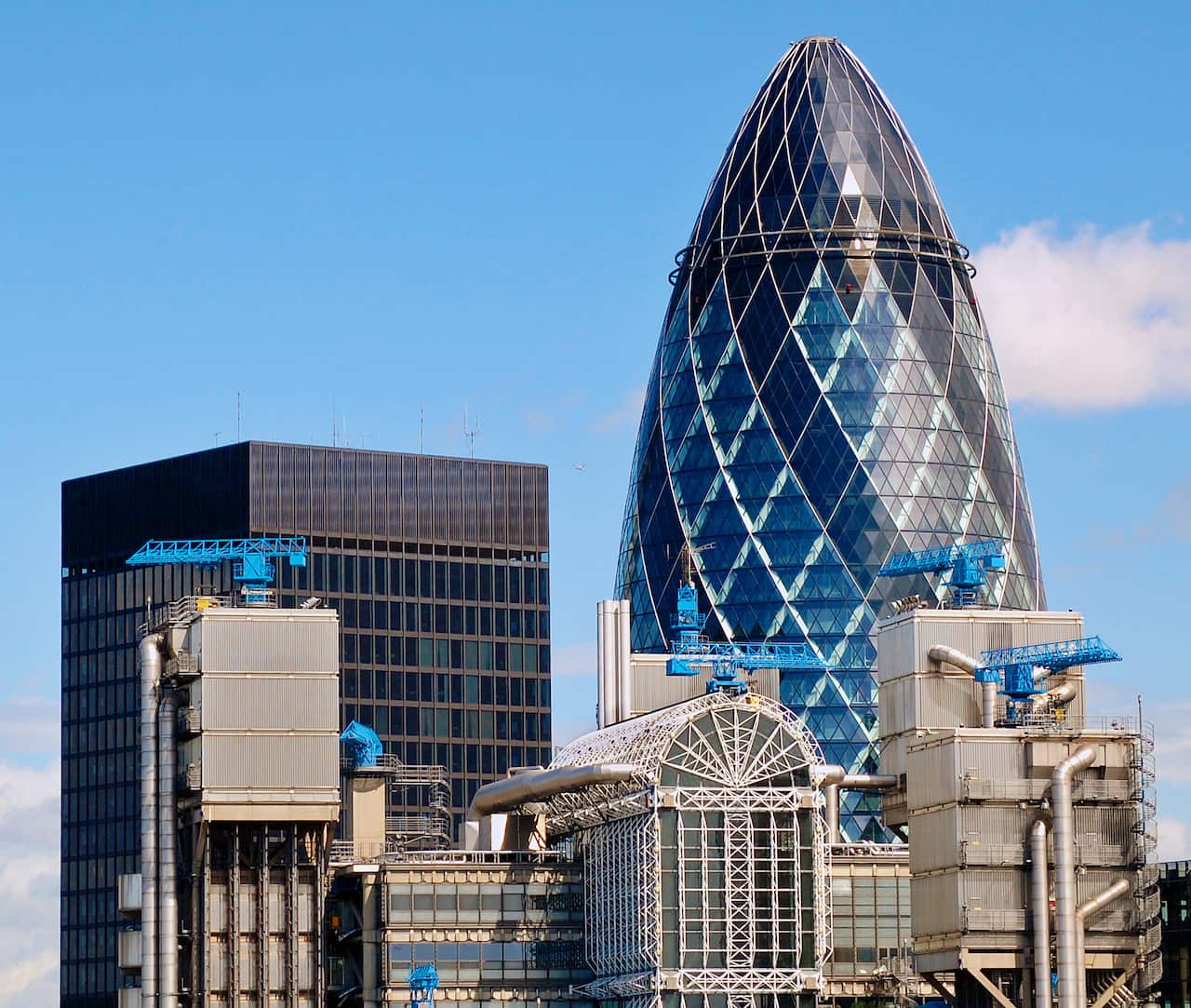 Gherkin building in London