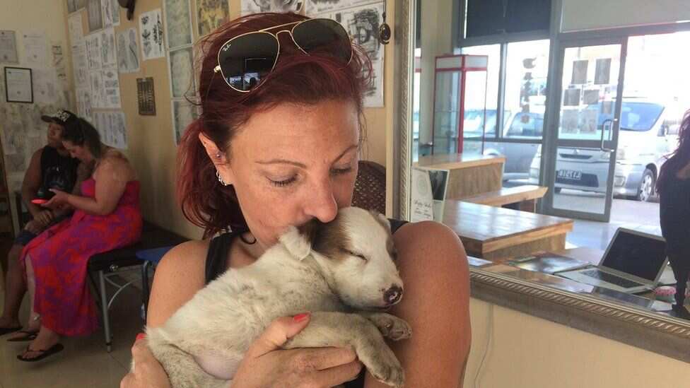 Angela Glover was swept away by the tsunami in Tonga while trying to rescue her dogs.