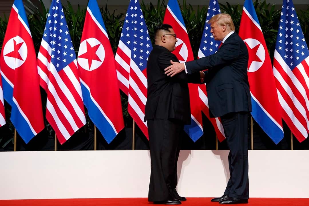 Kim Jong-un and Donald Trump