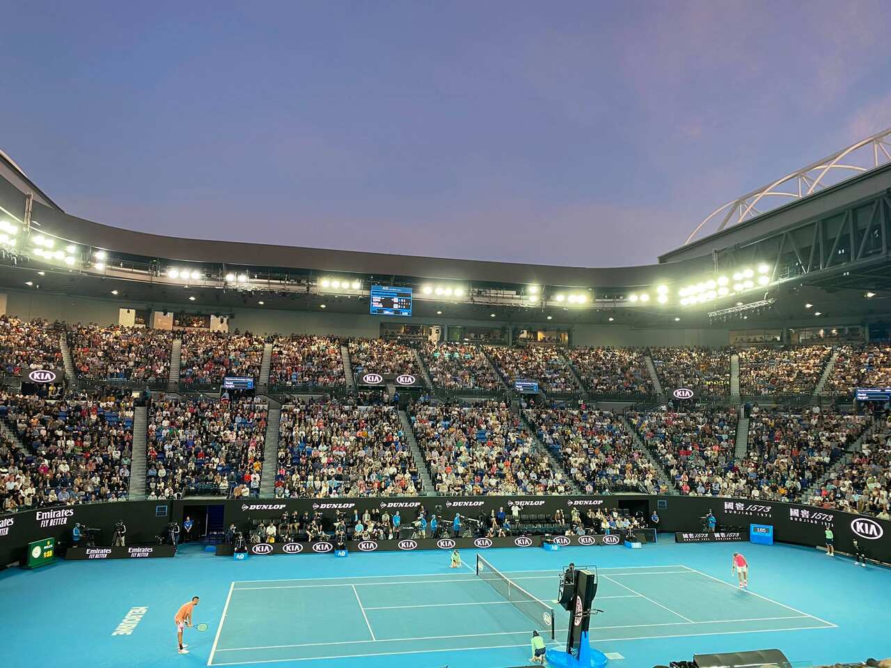 Rod Laver Arena. 