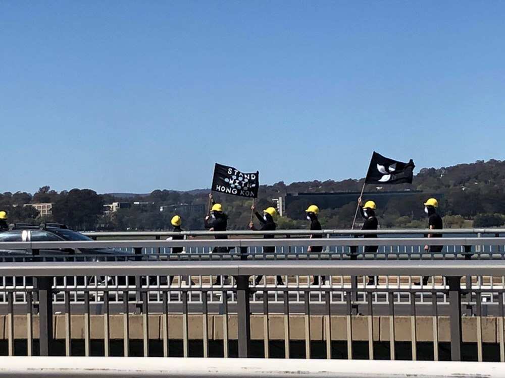 Canberra joins global protests for Hong Kong
