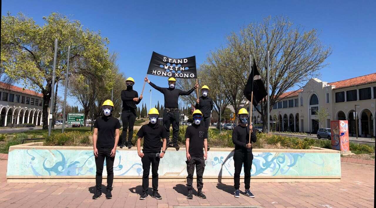 Canberra joins global protests for Hong Kong