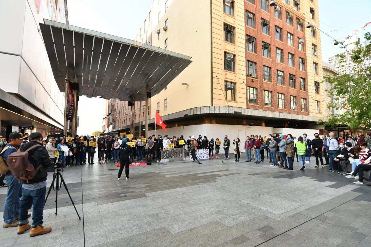Adelaide joins global protests for Hong Kong
