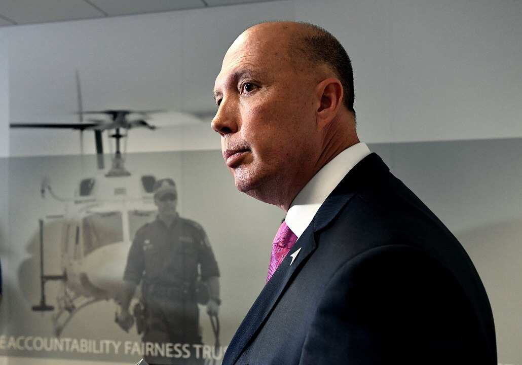 Federal Minister for Home Affairs Peter Dutton has launched a counterattack at claims he helped a friend's au pair.