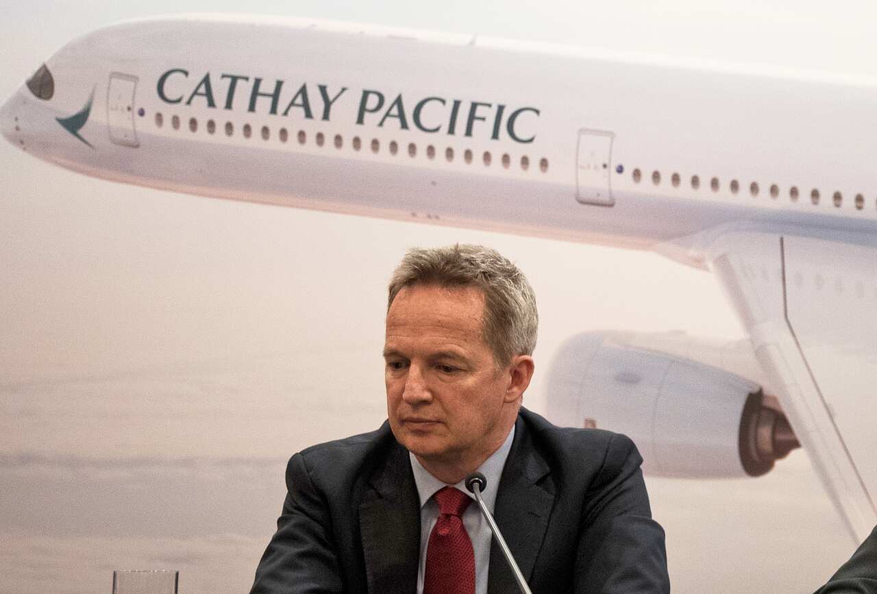 Cathay Pacific CEO Rupert Hogg has resigned. 