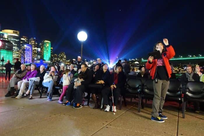 Vision impared people experience Vivid