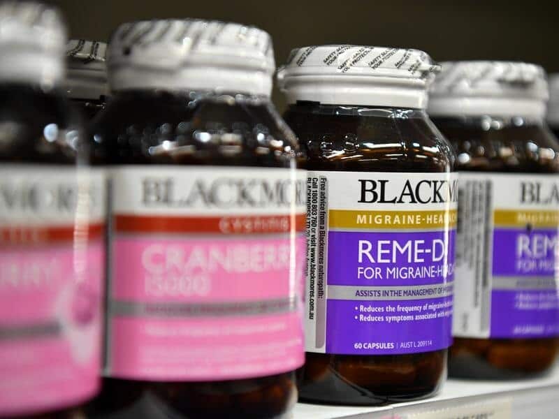 Blackmores vitamins.