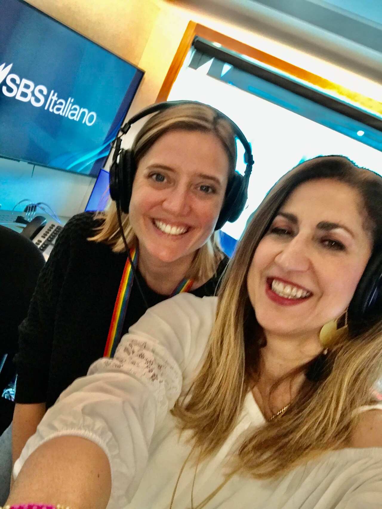 Gisella Cozzo a SBS Italian con Francesca Valdinoci