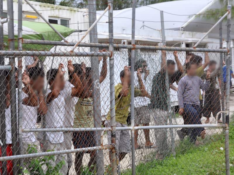 Asylum seekers at Manus Island