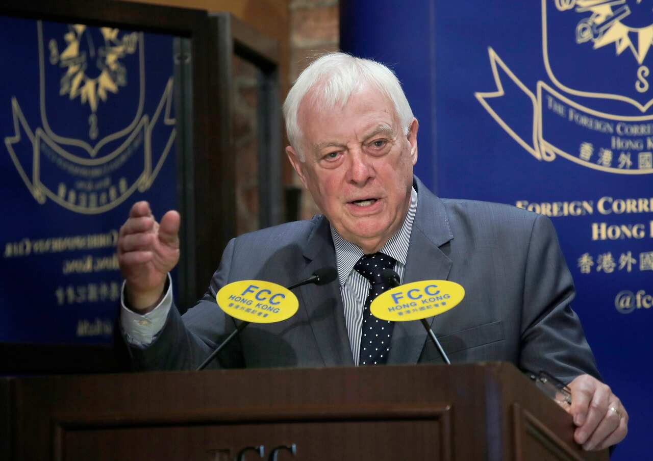 Chris Patten, Hong Kong's last British governor.