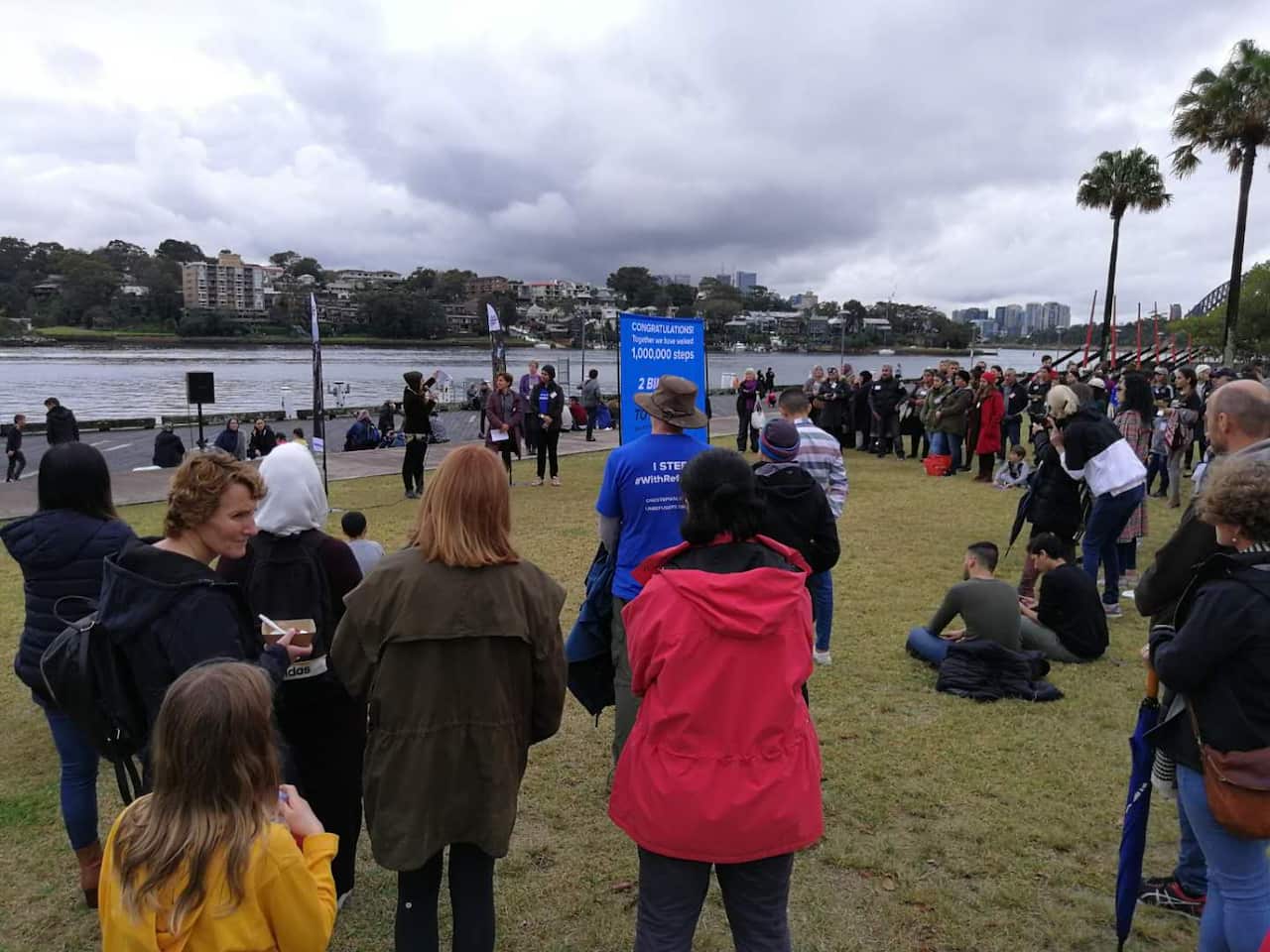 Harbourside walk to celebrate World Refugee Day in Sydney