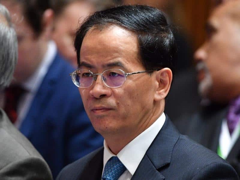 China's Ambassador to Australia Cheng Jingye.