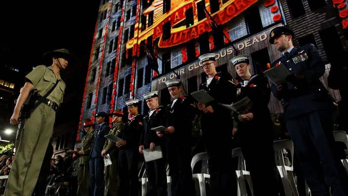 Anzac Dawn service