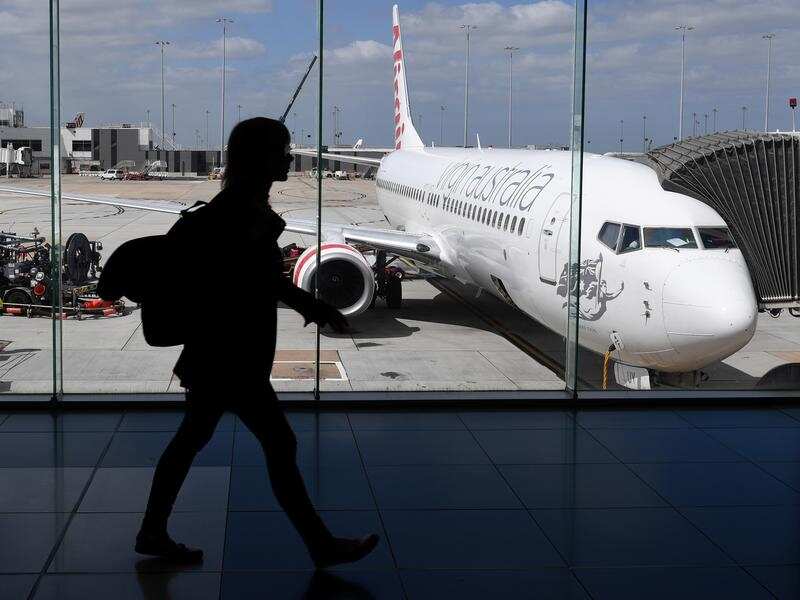 Virgin Australia aircraft at Melbourne Airport