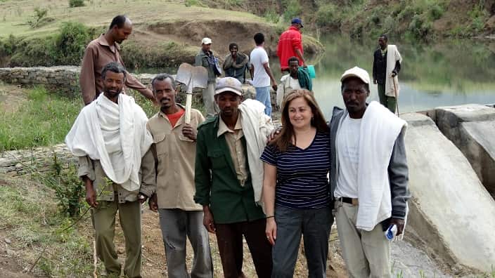 Greek Australian volunteer Maria Strintzos. 