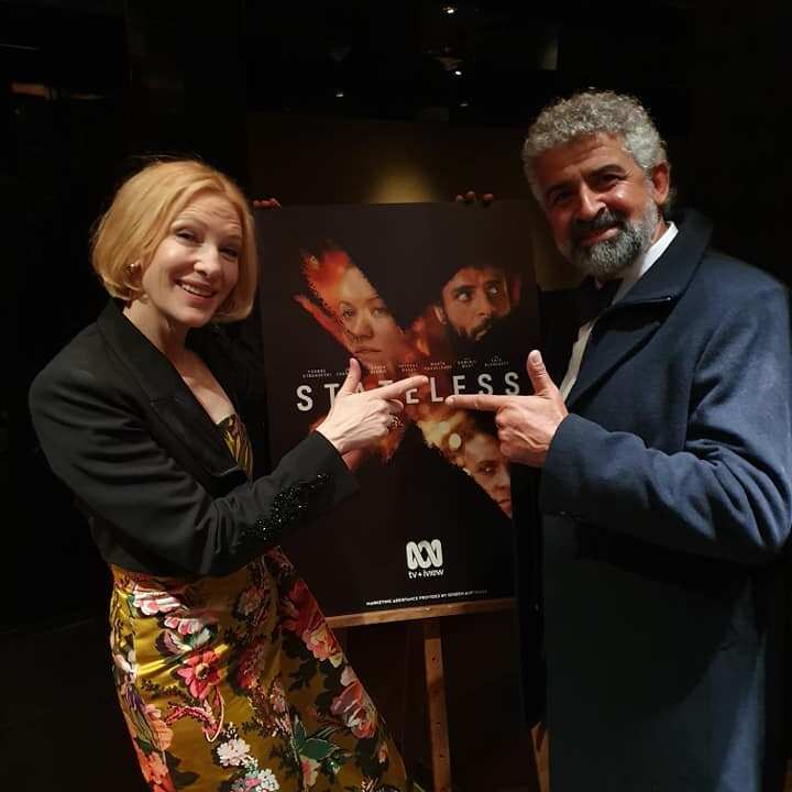 Left: Cate Blanchett, right: Burhan Zangana