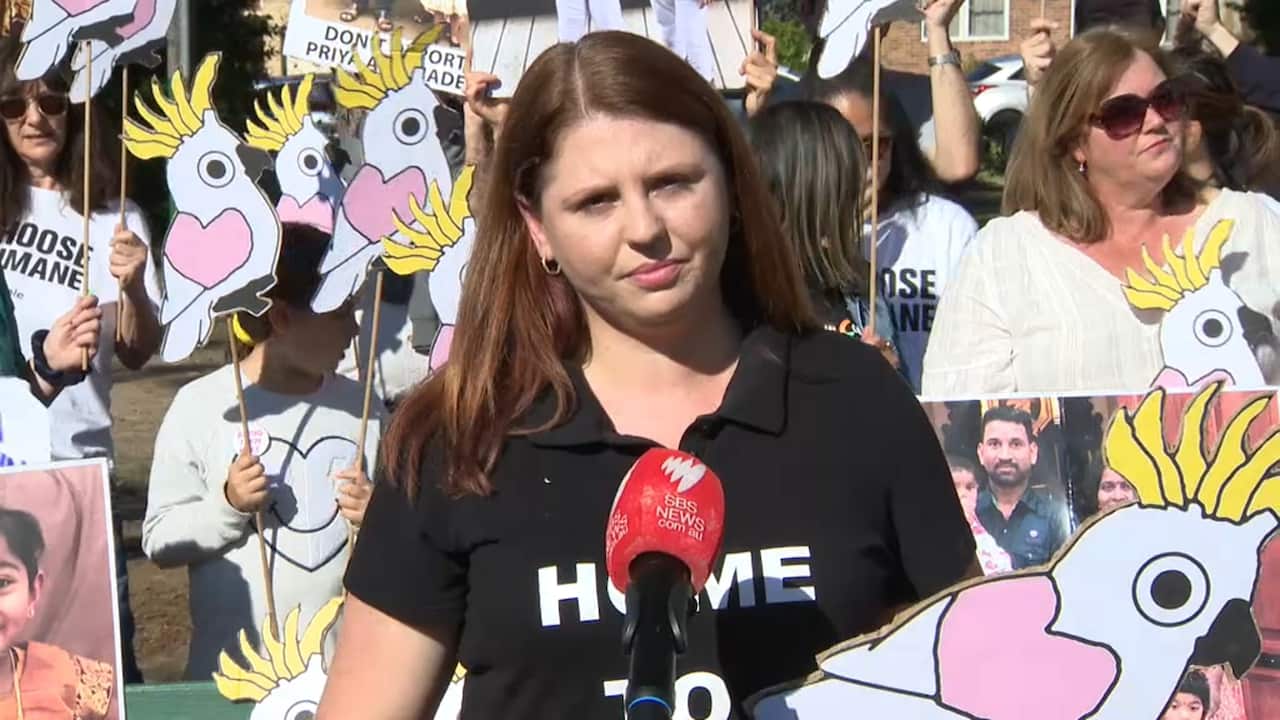 Biloela Resident Angela Fredericks is campaigning for the family's return to the tiny Queensland town.