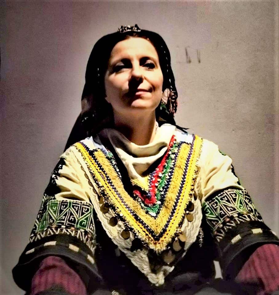 Greek performer Katerina Douka. 