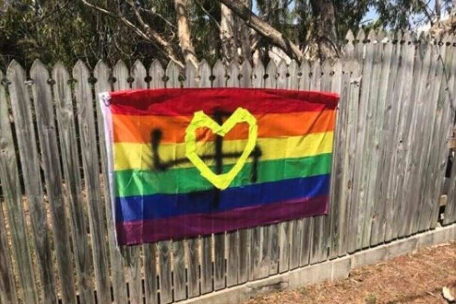 Swastikas graffitied across southern Brisbane home